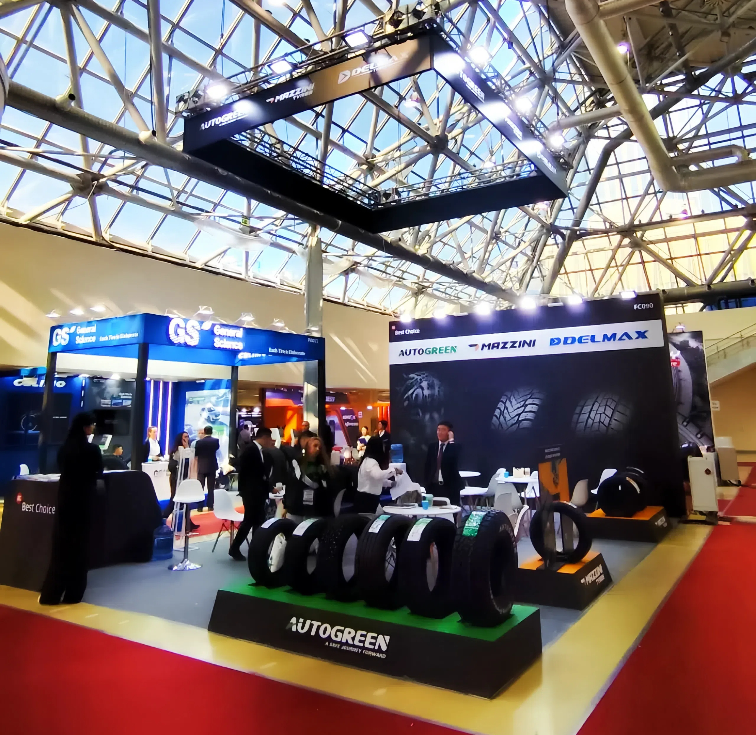 Best Choice tire exhibition stand at the Thailand Tire Show