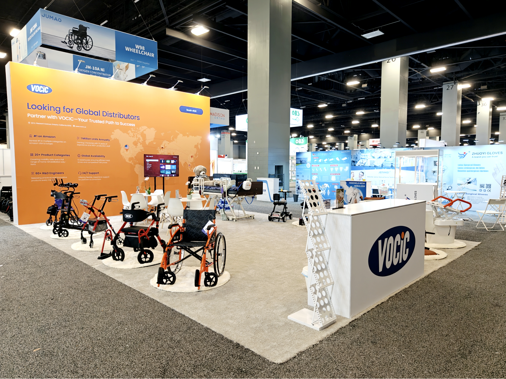 VOCIC booth at FIME in Miami