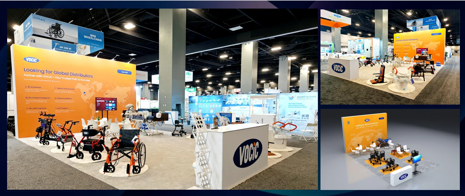 VOCIC booth at FIME in Miami